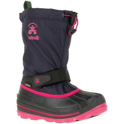 Botas De Neve Infantis Waterbug 8g EU 28-29 Navy / Rose