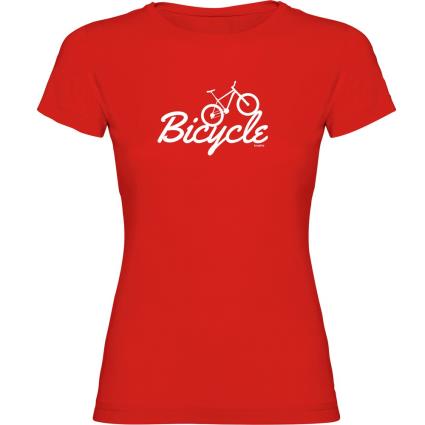 Camiseta De Manga Curta Bicycle M Red