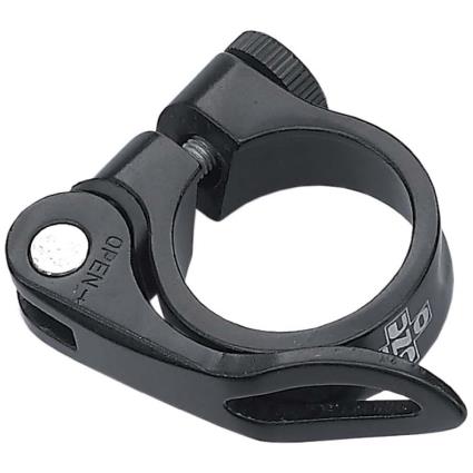 Seat Post Clamp Close Quick 28.6 mm Black