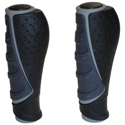 Punhos De Guiador Ergo 130 mm Black / Grey