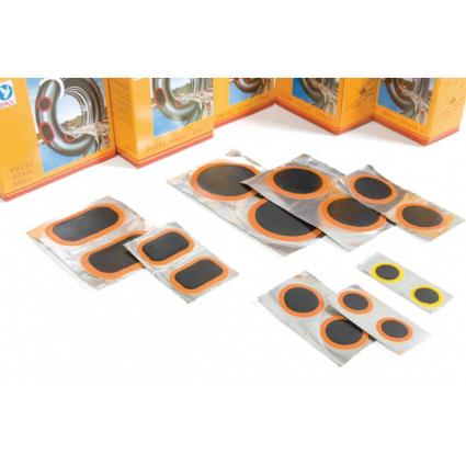 Kit Remendos Oval 24 x 35 mm Black