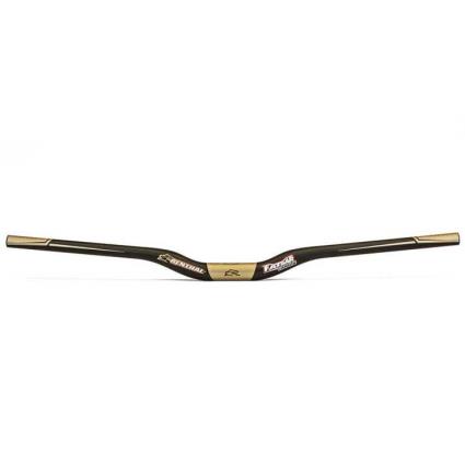 Carbono V2 Fatbar 30 Milímetros Subir Guiador 31.8 mm Black / Aluminium Gold