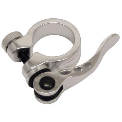 Seat Post Clamp 34.9 mm Silver