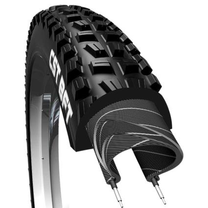 Pneu Mtb Dobrável Bft C-1752 Dual Eps Tubeless 27.5 x 2.40 Black
