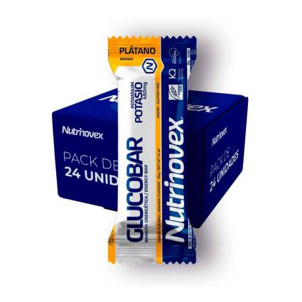 Caixa Barras Energéticas Glucobar 35g Banana 24 Unidades One Size