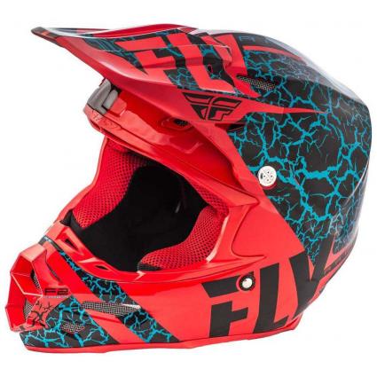 Capacete Motocross F2 Carbon 2018 Fracture S Red / Black / Blue