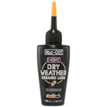 Muc Off Lubrificante Cerâmico Para Bicicletas Elétricas Para Clima Seco 50ml One Size Black