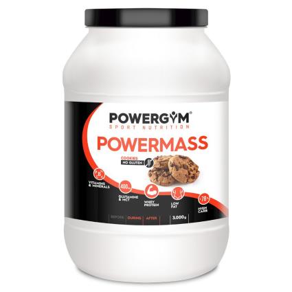 Powermass 3 Kg Biscoitos One Size Multicolor