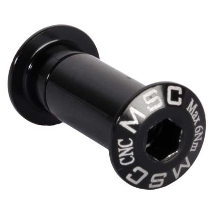 Alu Anodised Bolts For  Alube Bar Ends One Size Black