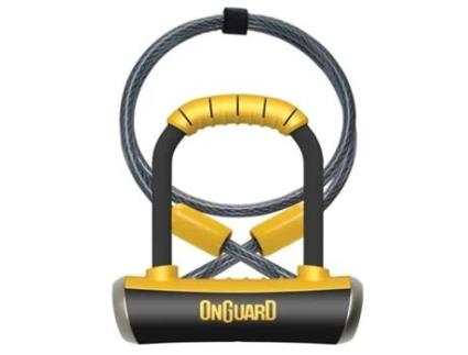 Pitbull Dt U-lock With Cable 120 X 10 Mm 90 x 140 x 14 mm Black / Yellow