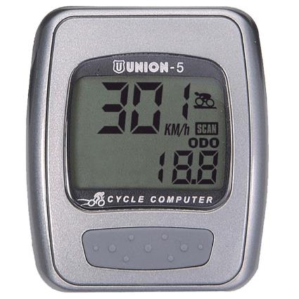 Funções Computador De Ciclismo Com Cabo Basic 5 One Size Black
