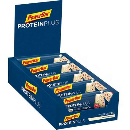 Proteína Plus 33% 90g 10 Unidades Baunilha E Framboesa Energia Barras Caixa One Size Blue