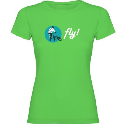 Camiseta De Manga Curta Fly 2XL Light Green