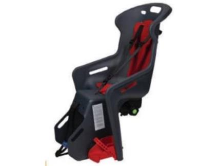 Cadeira Porta-criança Traseira Flamingo Max 22 kg Black / Red
