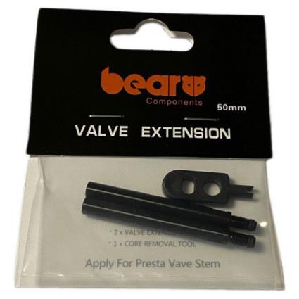 Extensor De Válvula 2 Unidades 20 mm Black