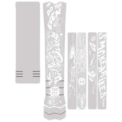 Adesivos Protetores Quadro Fluor E-bike One Size White