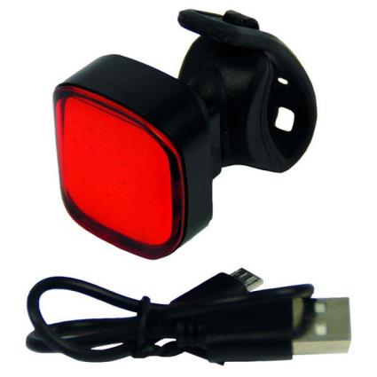 Luz Traseira Led Usb One Size Red