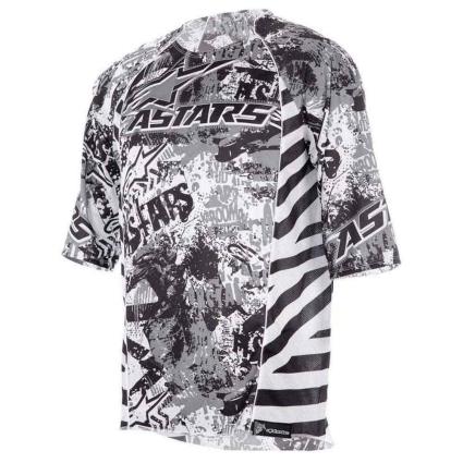 Camisola Manga Curta Gravity M Grey / White