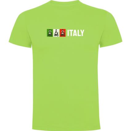 Camiseta De Manga Curta Italy 2XL Light Green