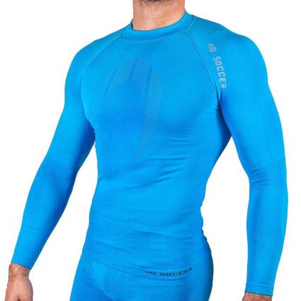 Camisola Interior Manga Comprida Performance S Blue