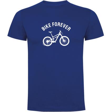 Camiseta De Manga Curta Bike Forever S Royal Blue