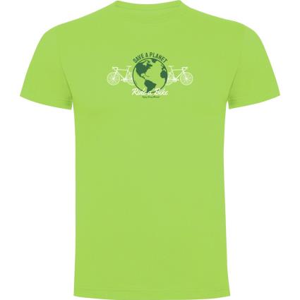 Camiseta De Manga Curta Save A Planet 3XL Light Green