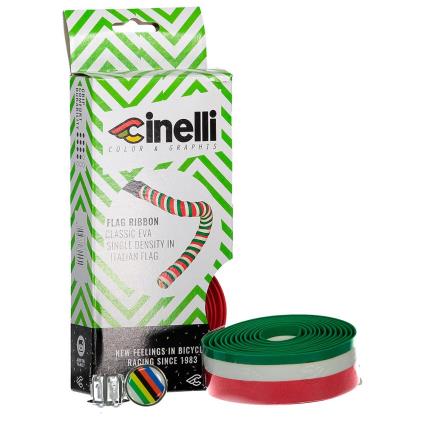 Fita Guiador Tape Cork Italian Flag+custom End Plugs One Size Multicolor