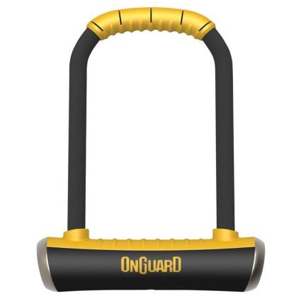 Pitbull Std U-lock With Support 115 x 230 x 14 mm Black / Yellow