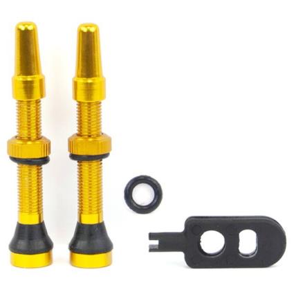 Alumínio Tubeless 2 Unidades 40 mm Yellow