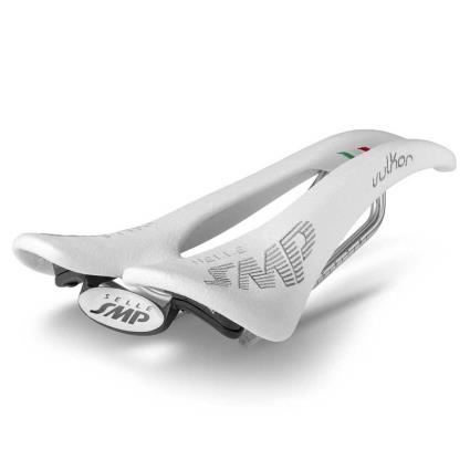 Carbon Saddle Vulkor 266 x 126 mm White
