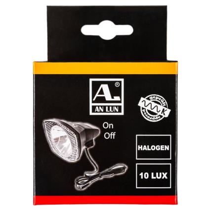 Luz Dianteira Dynamo Halogen 10c One Size Black