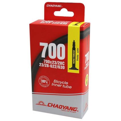 Tubo Interno Presta 48 Mm 700 x 23-28 Black