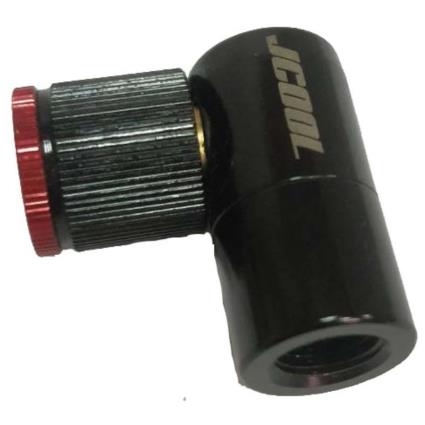 Co2 Inflator Head Adapter One Size Black