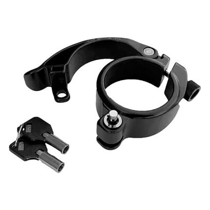 Grampo De Sela Com Trava 20´´ One Size Black