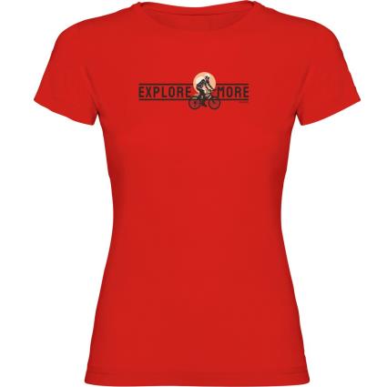 Camiseta De Manga Curta Explore More M Red