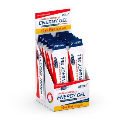 Double Carb Energy Proline Blueberry 60ml 12 Unidades Energia Géis Caixa One Size Multicolor