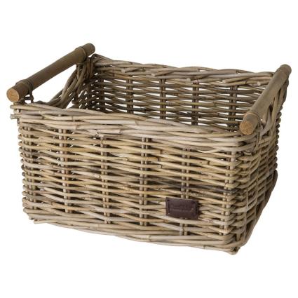 Rattan Bamboo 26l Cesta One Size Natural Beige