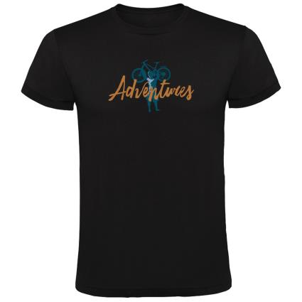 Camiseta De Manga Curta Adventures 3XL Black