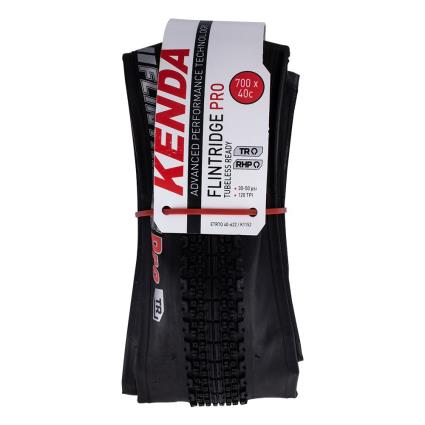 Pneu Gravel Flintridge Pro Tr 120 Tpi 700 Tubeless 700 x 40C Black / Green