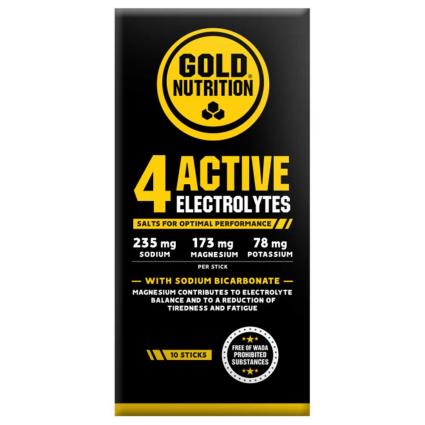 Eletrólitos 4 Active 10 Unidades Limão One Size Black