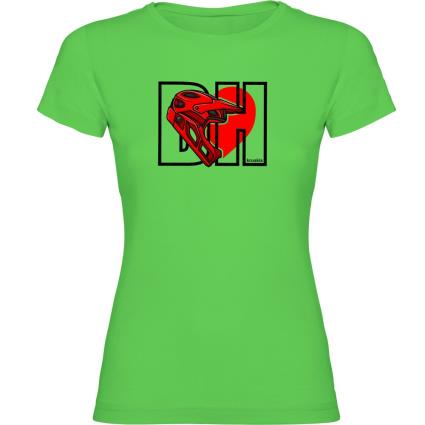 Camiseta De Manga Curta I Love Downhill 2XL Green