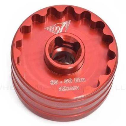 Double Sided Bottom Bracket Socket One Size Red
