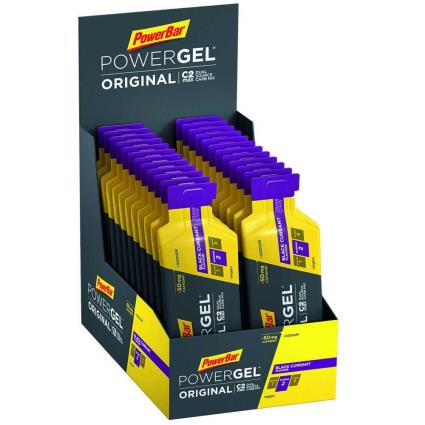 Cafeína Powergel 41g 24 Unidades Preto Groselha Energia Géis Caixa One Size Yellow