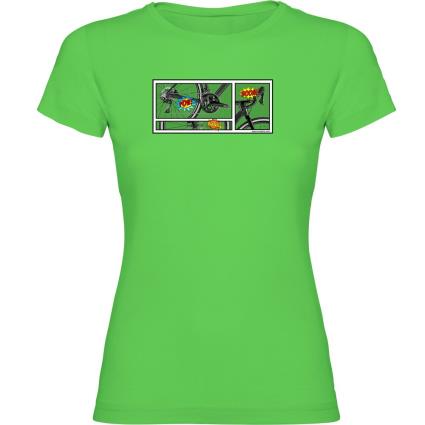 Camiseta De Manga Curta Comic M Light Green