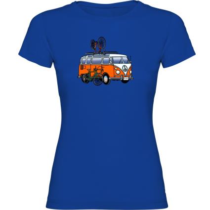 Camiseta De Manga Curta Hippie Van Bike L Royal Blue