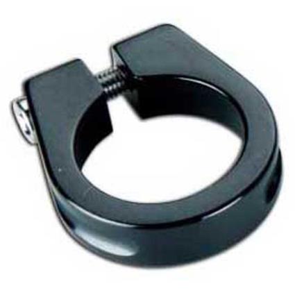 Braçadeira De Espigão De Selim Com Parafuso 28.6 mm Black
