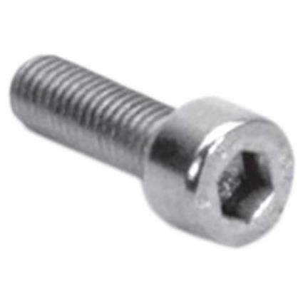 Screw Hexagonal 10 Units M6 x 25 mm Silver