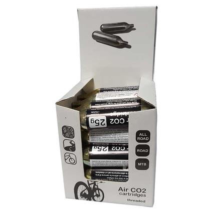 Air Cartridge C02 20 Units 25 g Silver