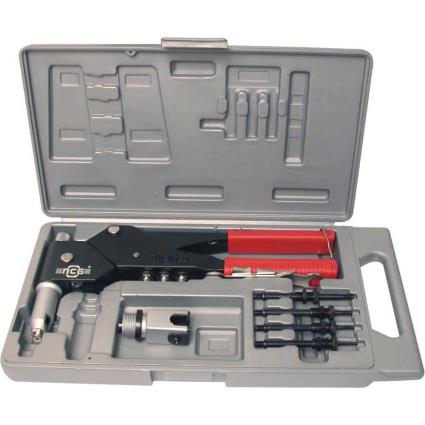 Swivel Head Hand Riveter One Size Grey