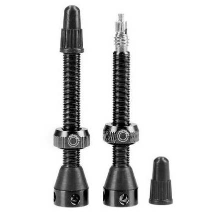 Válvulas Tubeless 50 mm Black